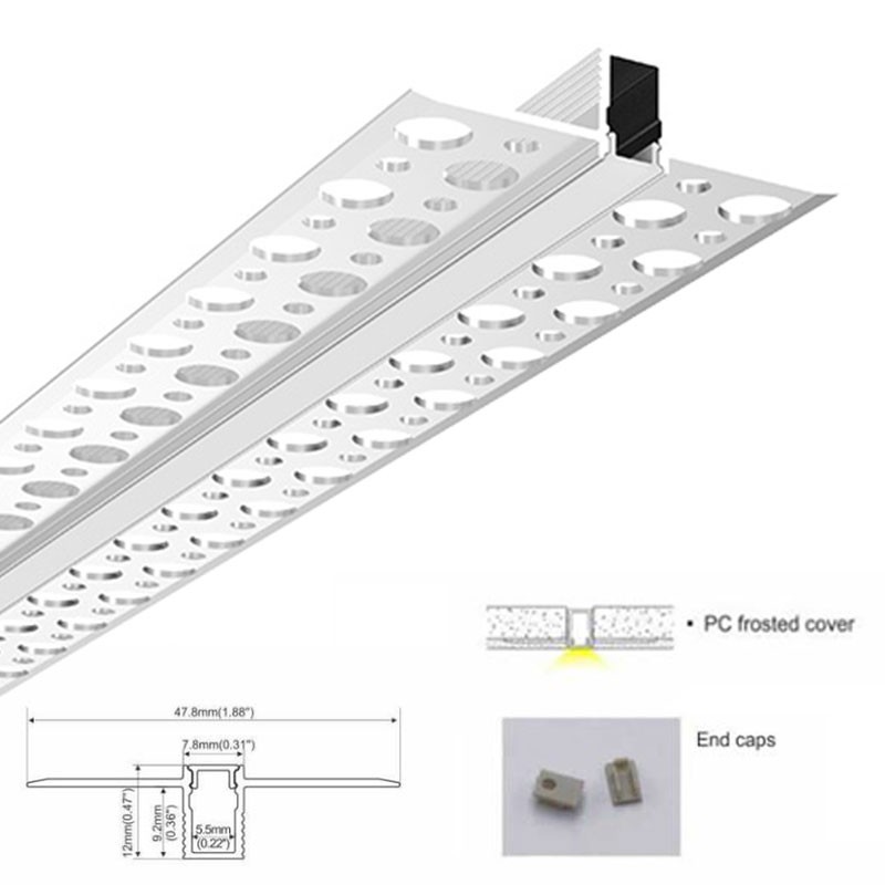 profilé d'intégration en aluminium